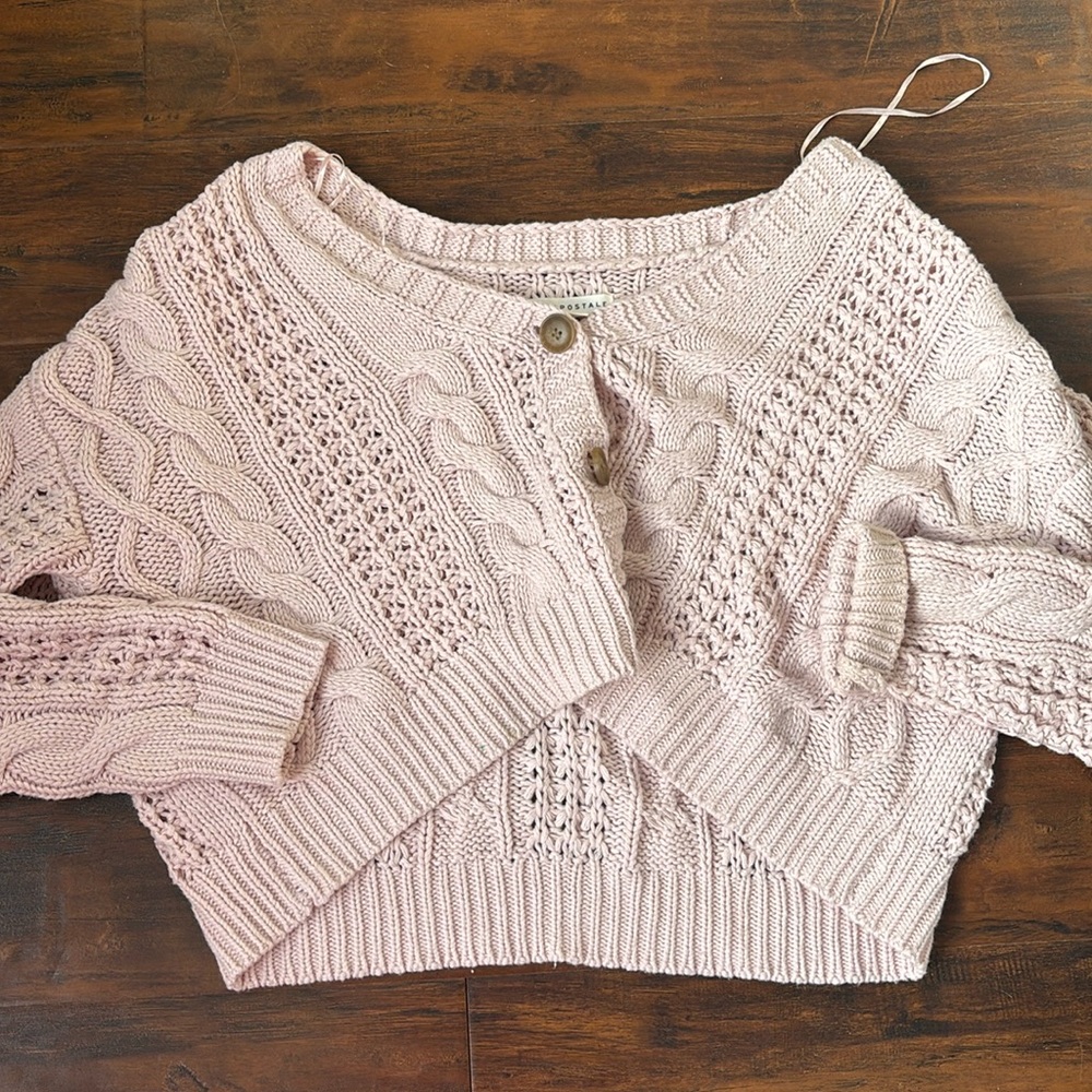 Aeropostale cable knit cardigan